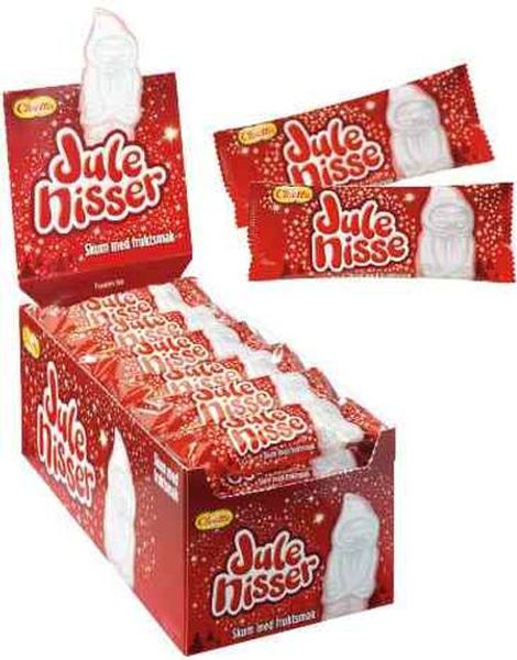 30 stk Julenisse Skumgodteri - Hel Eske 660 gram