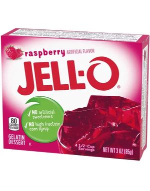 Jell-O Raspberry - Gelé Dessert - 85 g (USA Import)