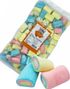 1 kg Kingsway Mallow Tube Bag - Stor Pose Fargerike Marshmallowtuber med Vaniljesmak