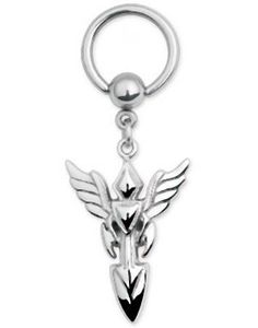 Steel Death Stab BCR Piercing - 1.6 x 10 mm