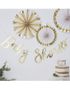 Gullfarget Baby Shower Banner 150 cm - Oh Baby