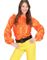 Sateng Skjorte m/Rysjer - Orange