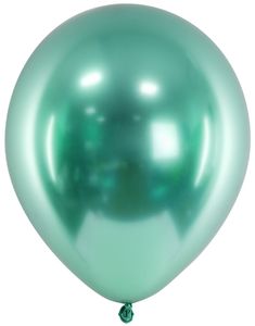 50 stk 30 cm - Glossy Grønne Ballonger