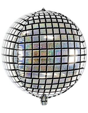Holografisk Disco Folieballong 40 cm