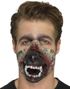 Werewolf Mouth - Latexprotese med Festemiddel