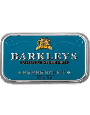 Barkleys Tastefully Intense Mints Peppermint - Sukkertøy med Peppermyntesmak 50g