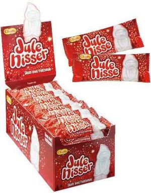 30 stk Julenisse Skumgodteri - Hel Eske 660 gram