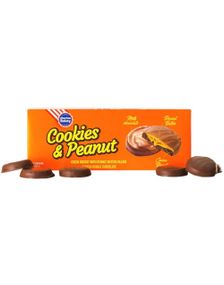 American Bakery Cookies & Peanut - Kjeks med Sjokolade og Peanøttsmør 96 gram (USA Import)