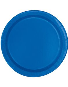 20 stk Royal Blå Små Papptallerkener17 cm
