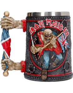 Stort Iron Maiden Luksuriøst Krus / Seidel 14 cm