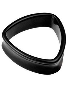 Trekantformet Svart Tunnel Piercing