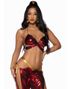Sexy Ruby Desert Princess kostyme 2 Deler - Strl M
