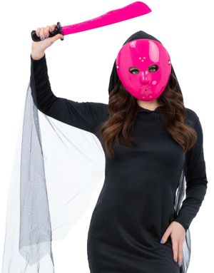 Rosa Hockeymaske og Machete