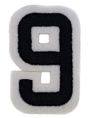 Tallet 9 - 5 cm Strykemerke
