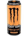Monster Energy Rehab Peach Tea - Energidrikk med Ferskentesmak 458 ml (USA Import)