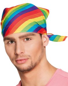 Stripete Rainbow Bandana