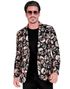 UV Glow Skullparty Blazer til Mann