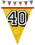 8 meter Holografisk Banner med Tallet 40