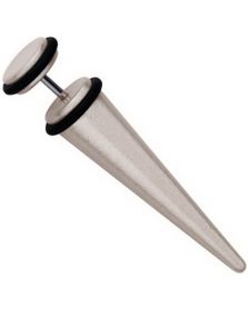 Fake Expander Metallic White - Fake Piercing