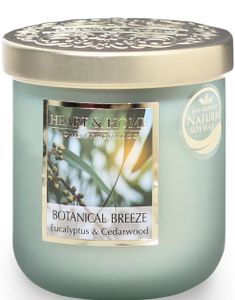 Heart & Home Botanical Breeze - Lite Duftlys i Glass