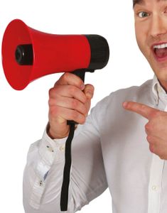 Rød Multifunksjonell Megafon 20 cm