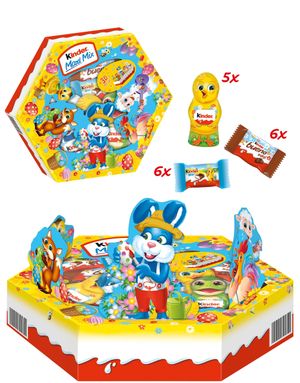Kinder Maxi Mix - Kinder Sjokolade med Påsketema 143 gram