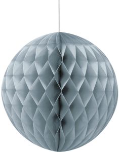 Sølvfarget Honeycomb Ball 20 cm