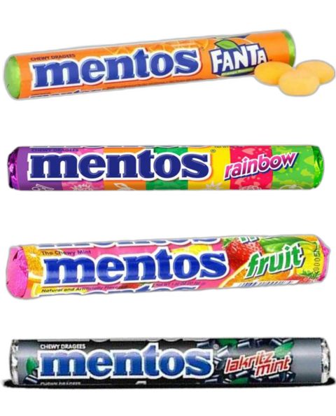 Taste Them All - Mentos Rull -Fire Smaker - Pakketilbud