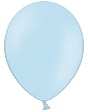 100 stk 13 cm - MEGAPACK - Baby Blå Små Ballonger