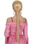Rapunzel - Blond Parykk med Lang Flette