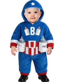 Captain America Inspirert Babykostyme