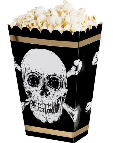 4 stk Popcornbeger - Golden Pirate