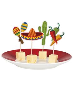 12 stk Matflagg - Taco Fiesta