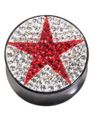 Red Diamond Star - Svart Piercing Plugg