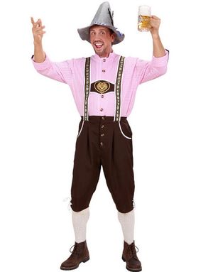 B-VARE! Oktoberfest Tyroler Mann Kostyme - Strl M + L