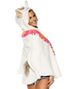 Cuddly Llama - Lama Poncho Kostyme til Dame med Hette - Onesize