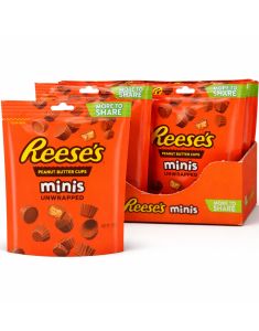 7 stk Reese’s Mini Peanut Butter Cups Unwrapped - Hel Eske 1,29 kg (USA Import)