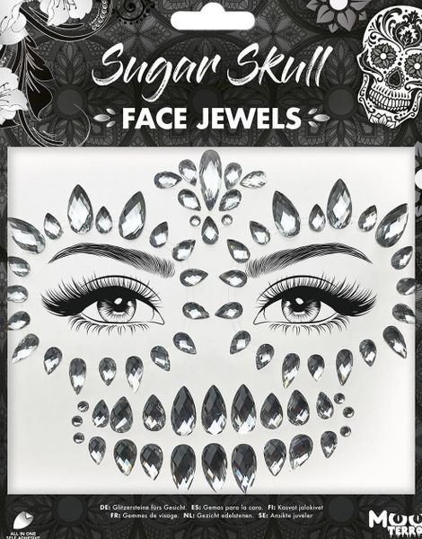 Sugar Skull Ansiktsstener / Smykker