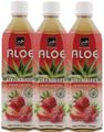 20 stk Tropical Aloe Vera Jordbær Leskedrikk 500 ml - Hel Eske