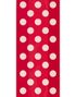 20 stk Røde Polka Dot Godteposer med Hvite Prikker