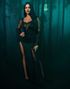 Spooky Beauty - Addams Family Morticia Inspirert Kostyme til Dame