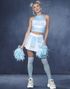 Angel - Blått og Hvitt Cheerleaderkostyme til Dame