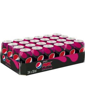 24 stk Pepsi Max Cherry - Sukkerfri Brus - Hel Eske 24x330 ml (USA)