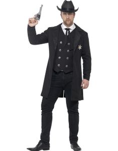 Ville Vestens Sheriffkostyme med Hatt