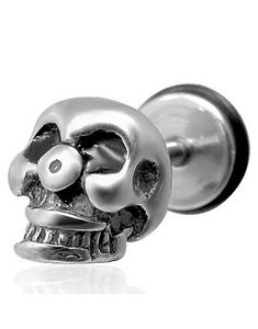 Nailed Skull - Fake Piercing