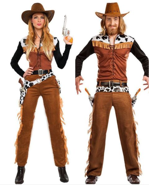 Parkostyme - Brunt Cowboy Kostyme