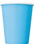 14 stk Lys Blå Pappkrus 270 ml