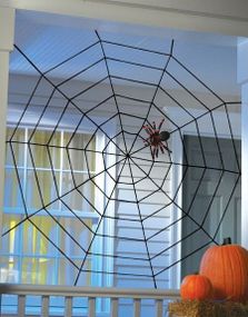 Gigantisk Spindelvev Dekorasjon 150 cm