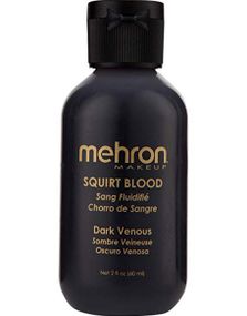Performance Squirt Blood - Dark Venous - 60 ml Profesjonelt Teaterblod