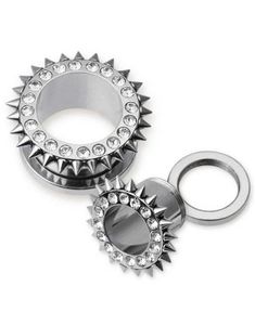 Pointed Edges - Piercing Tunnel med Stener